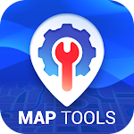 Cover Image of ดาวน์โหลด Map Tools : Shape, Route, Sate  APK