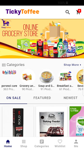 Android application Ticky Toffee screenshort