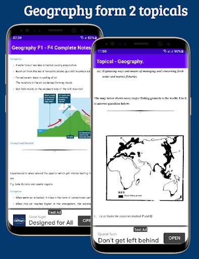 Geography; topical and answers Screen 2