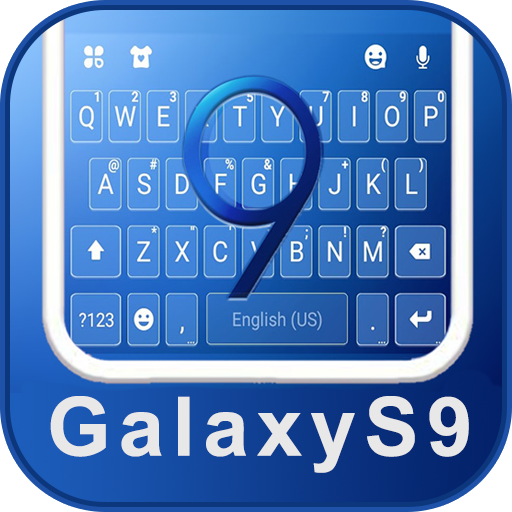 Galaxy Blue S9 Keyboard Theme logo