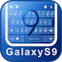 Galaxy Blue S9 Keyboard Theme