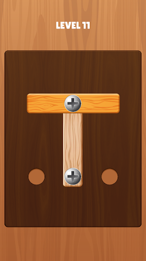 Android application Wood Nuts & Bolts Screw Puzzle screenshort