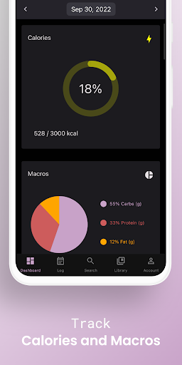 Android application Ion Nutrition screenshort