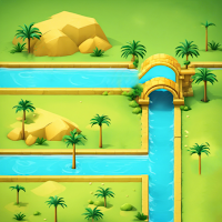 Water Connect Flow Puzzle Game