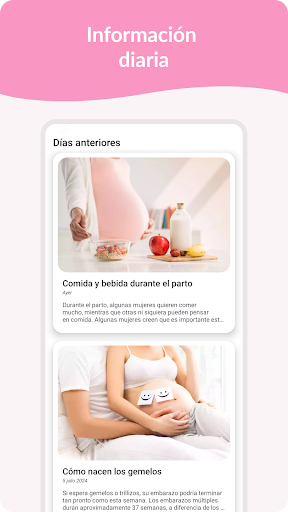Embarazo: Calendario Diario screenshot 3
