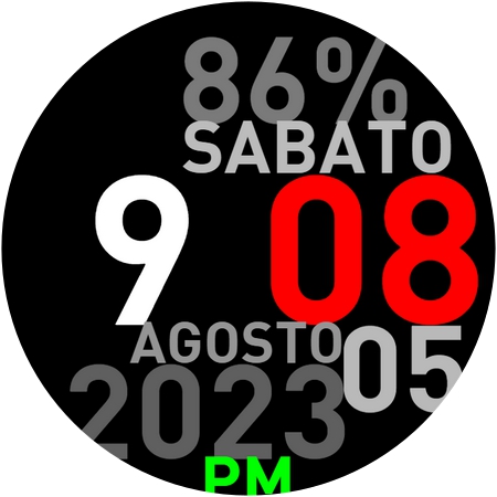 Huge Italian Watch Face
