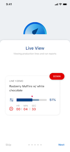 LiveTracking Mobile Screen 2