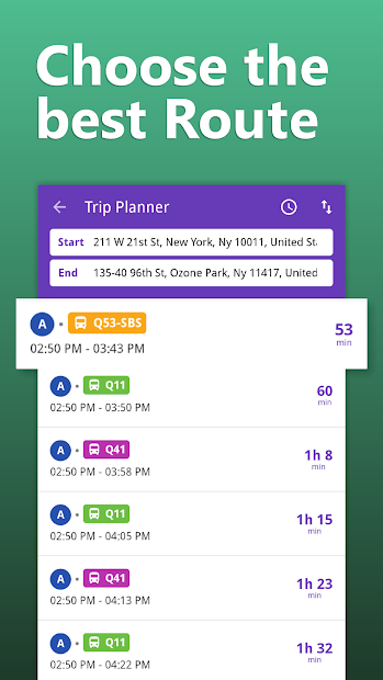 Captura 3 NYC Transit: MTA Subway, Rail, Bus Tracker android