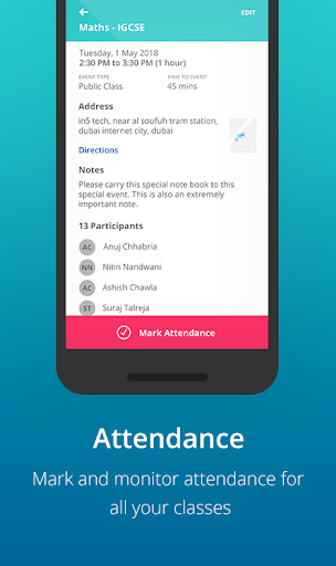 Classcard Staff Screen 2