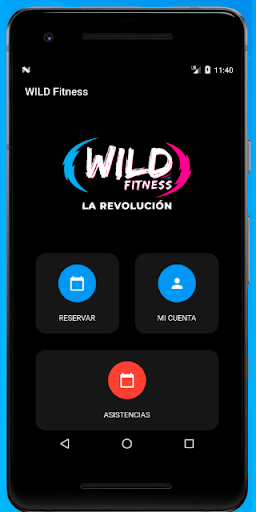 Android application WILD Fitness Tucumán screenshort