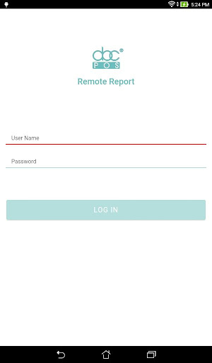 Android application Abcpos Dashboard screenshort