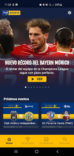 Tigo Sports TV Panamá Screen 2