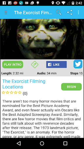 The Exorcist Fiming Tour