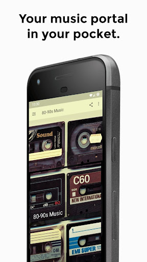 Android application 80-90s Music Radio screenshort