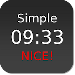 Cover Image of Download Nice Simple Clock (Widget)  APK