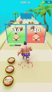 Sumo Wrestler: Run & Fight