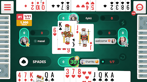 Spades Online Screen 2