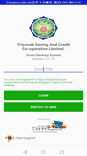 Android application Triyocab Smart Banking screenshort
