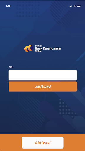 Android application Bank Karanganyar Mobile screenshort