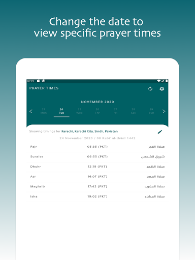 Muslims Prayer Times Screenshot 4 - AppWisp.com