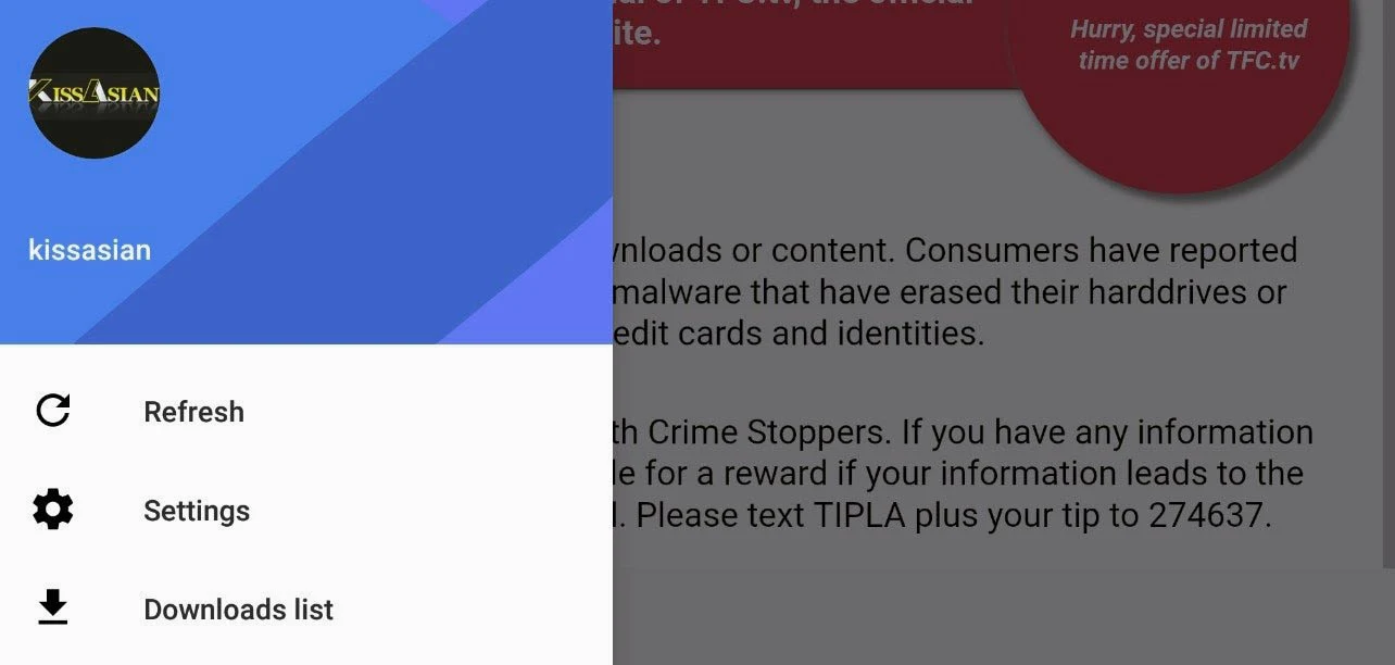 KissAsian Android Download for Free LD SPACE