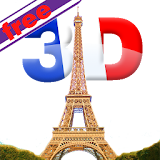 Eiffel Tower 3D FREE Wallpaper icon