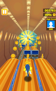 Runner Blue Hedgehog Subway