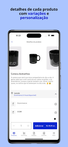 Direct Olist:omnichannel sales Screen 2