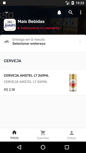 Android application Mais Bebidas screenshort