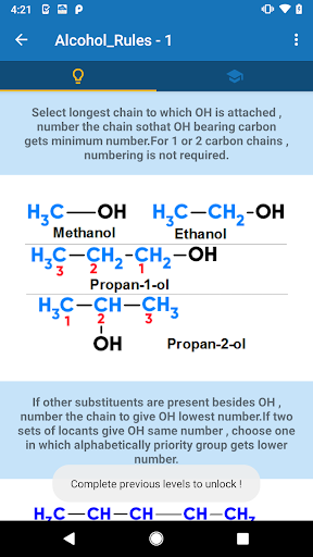 IUPAC Nomenclature Chemistry Screen 3
