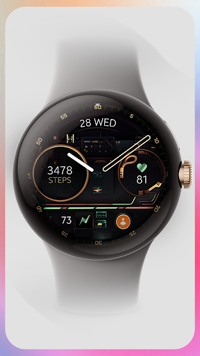 RetroFuture analog watch face Screen 3