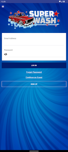Android application Super Wash Inc screenshort