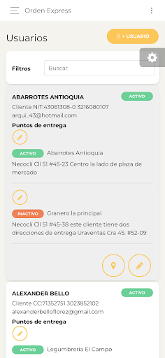OrdenExpress Screen 3