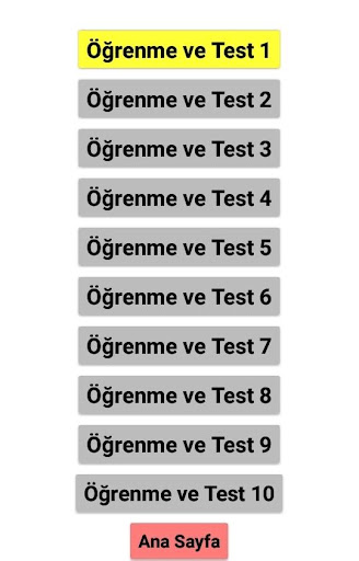 Android application Eş Anlam- Zıt Anlam- Eş Sesli screenshort