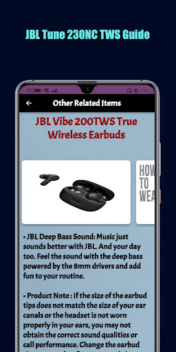 JBL Tune 230NC TWS Guide