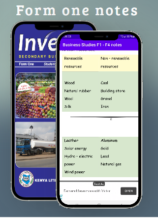 Android application Business studies: f1 - 4 notes screenshort