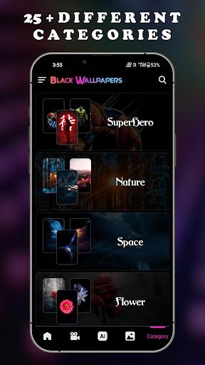 Wallpapers HD, 4k, Live Dark Screen 3