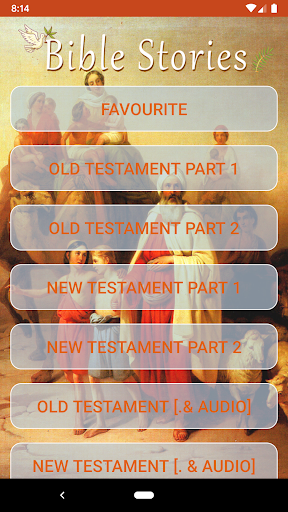 Android application All Bible Stories (Complete) screenshort
