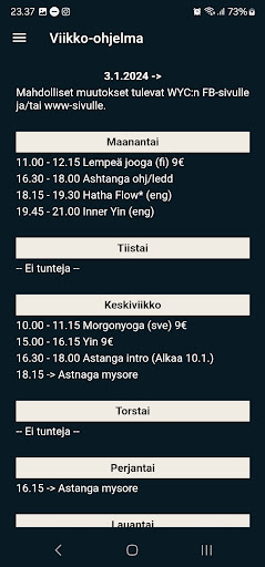 YogaMobile Screen 3