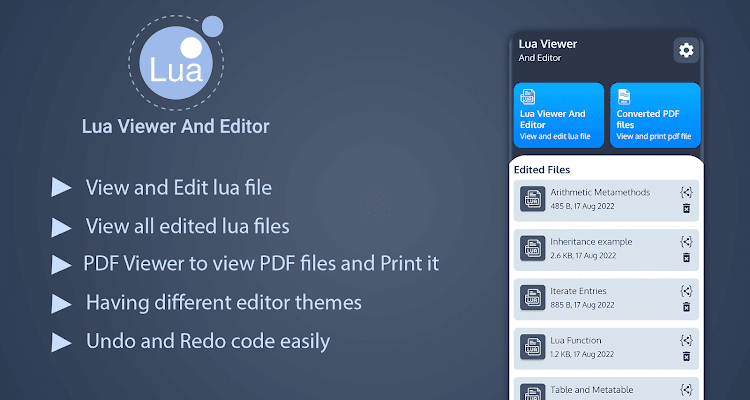 Lua Viewer: Lua to pdf - 1.0.1 - (Android)