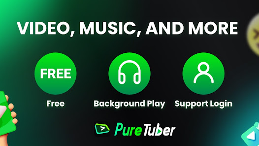 Pure Tuber: Video & MP3 Player poster