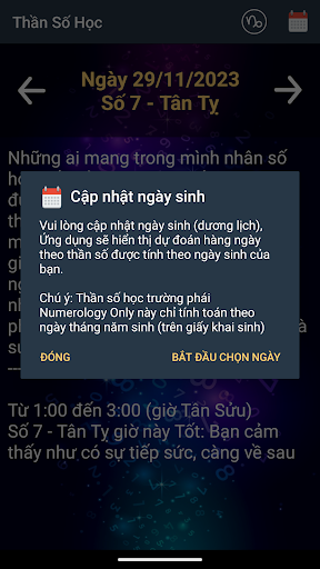 Thần số học 2024 - Nhân số học Screen 2