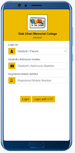 Android application Tilak Dhari Memorial College screenshort