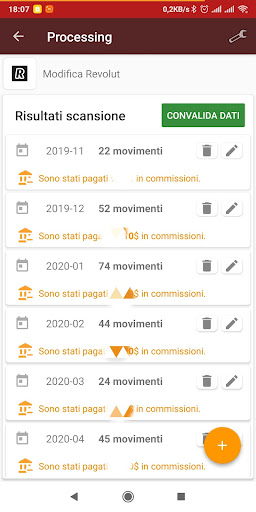 Android application Revolut - Tassazione Azionario screenshort