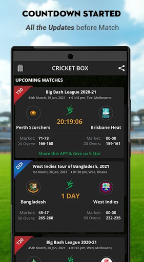 Cricket Box Fastest Live Line Cricket Scores By Cricket Box Google Play Japan Searchman App Data Information