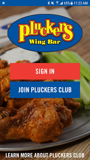 Android application Pluckers Club screenshort