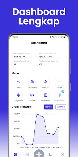 Android application Warsya - Manajemen Bengkel screenshort