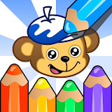 Coloring book - games for kids icon