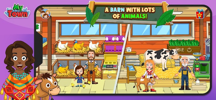 My Town Farm Animal game MOD