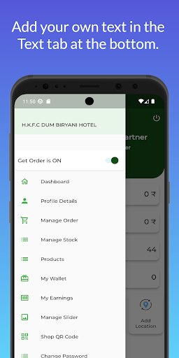 Foodeato Partner Screen 3